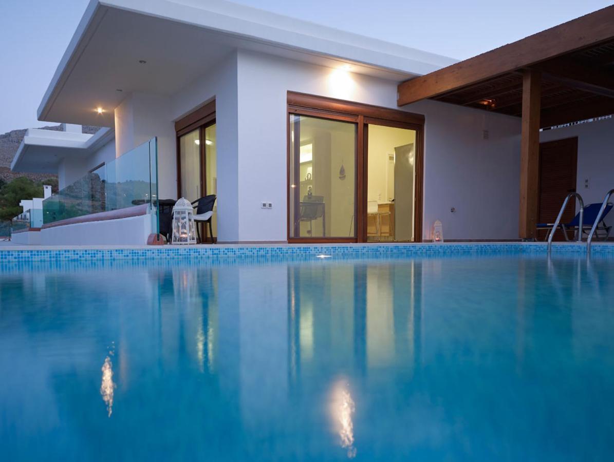 Luxury Villa Verna Líndos Exteriér fotografie