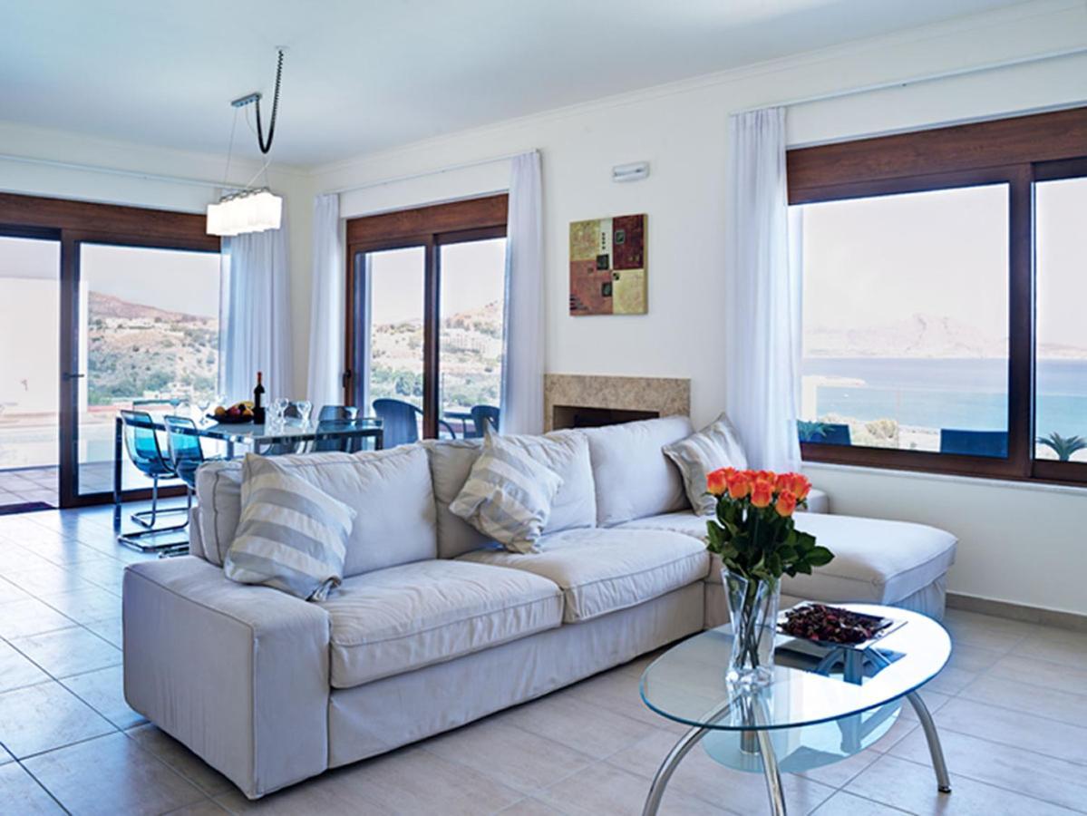 Luxury Villa Verna Líndos Exteriér fotografie